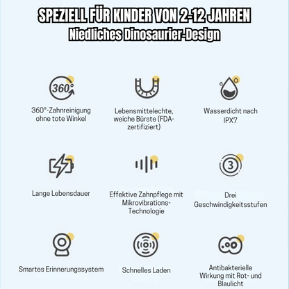 Smilo - Elektrische U-förmige Kinderzahnbürste